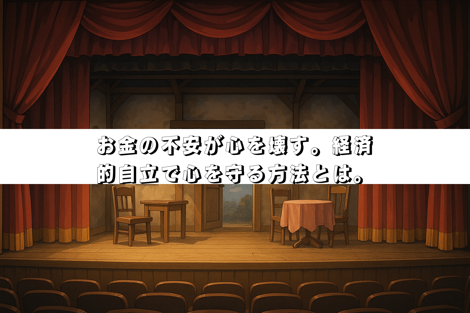 お金の不安が心を壊す。経済的自立で心を守る方法とは。