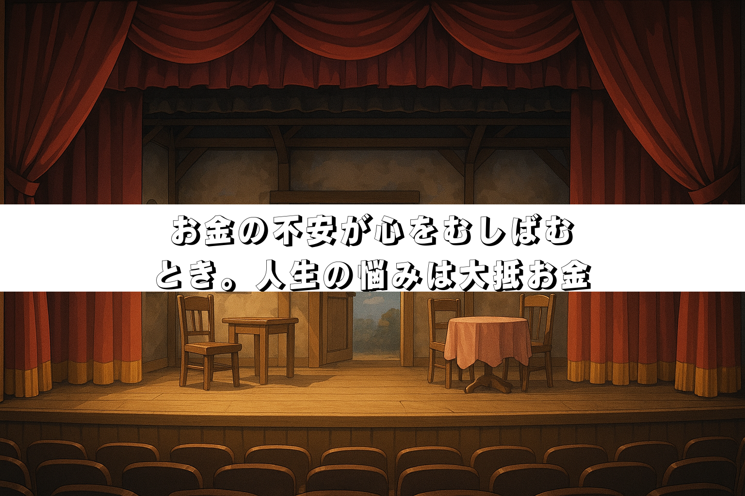 お金の不安が心をむしばむとき。人生の悩みは大抵お金