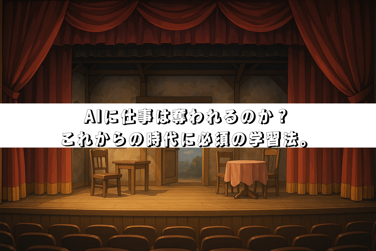 AIに仕事は奪われるのか？これからの時代に必須の学習法。