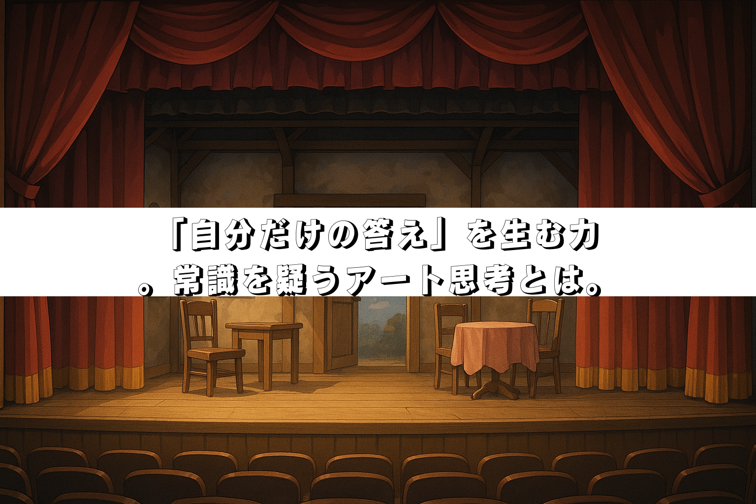 「自分だけの答え」を生む力。常識を疑うアート思考とは。