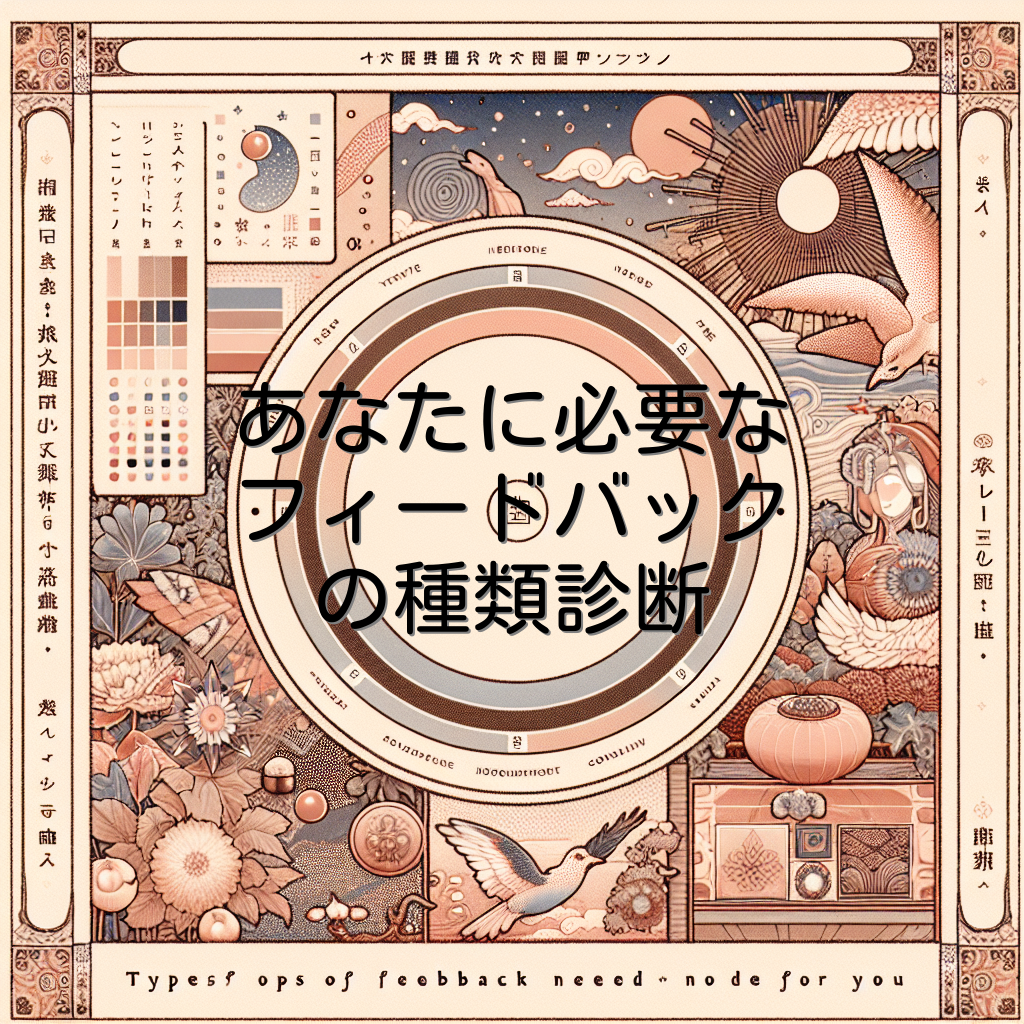 あなたに必要なフィードバックの種類診断