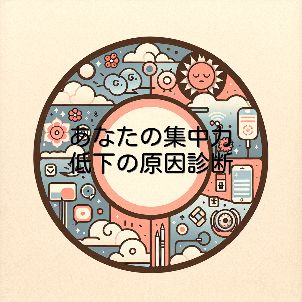 あなたの集中力低下の原因診断