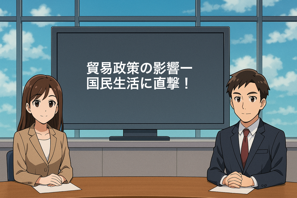 貿易政策の影響ー国民生活に直撃！