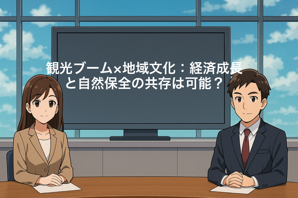 観光ブーム×地域文化：経済成長と自然保全の共存は可能？