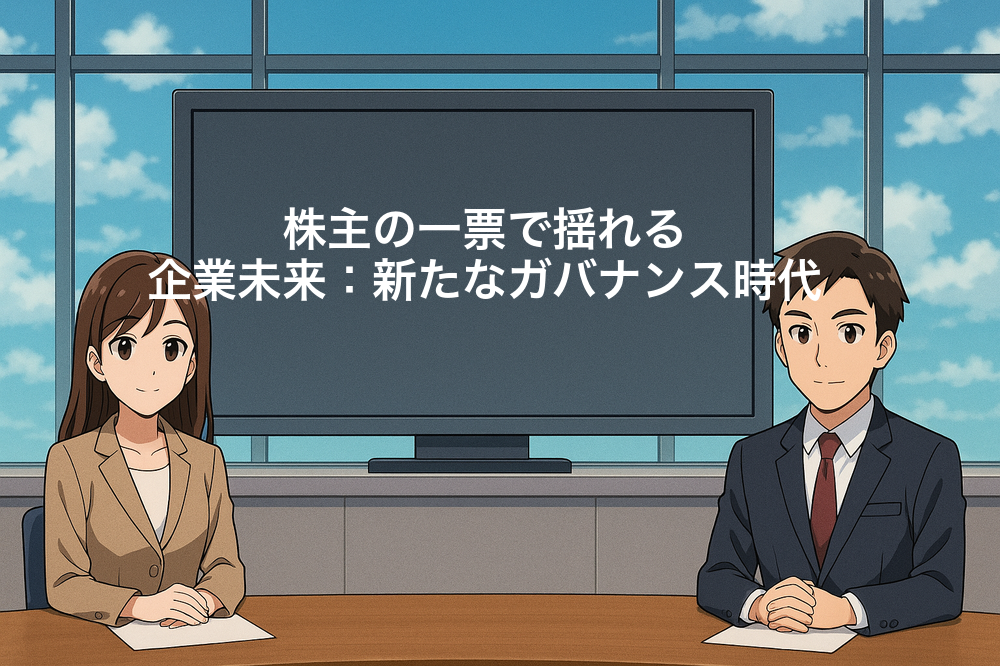 株主の一票で揺れる企業未来：新たなガバナンス時代