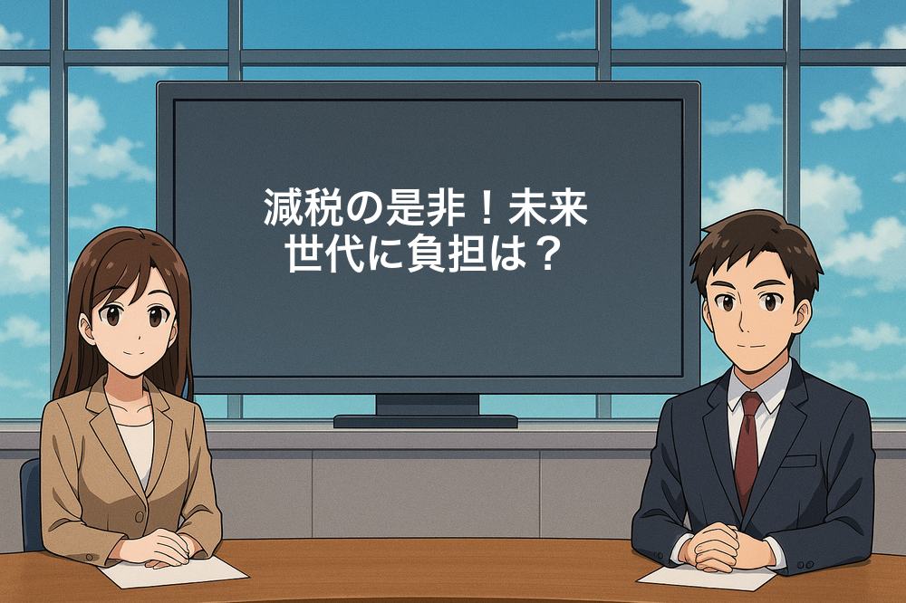 減税の是非！未来世代に負担は？