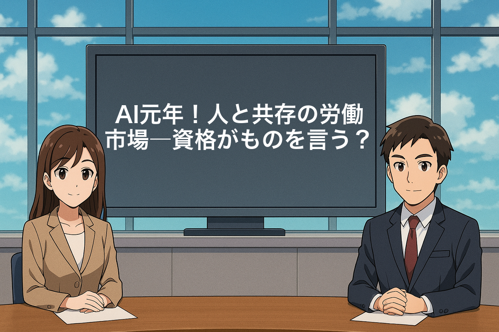 AI元年！人と共存の労働市場―資格がものを言う？