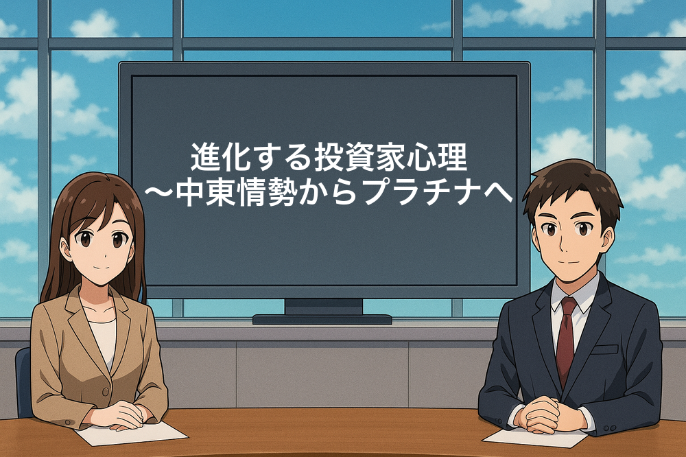 進化する投資家心理〜中東情勢からプラチナへ