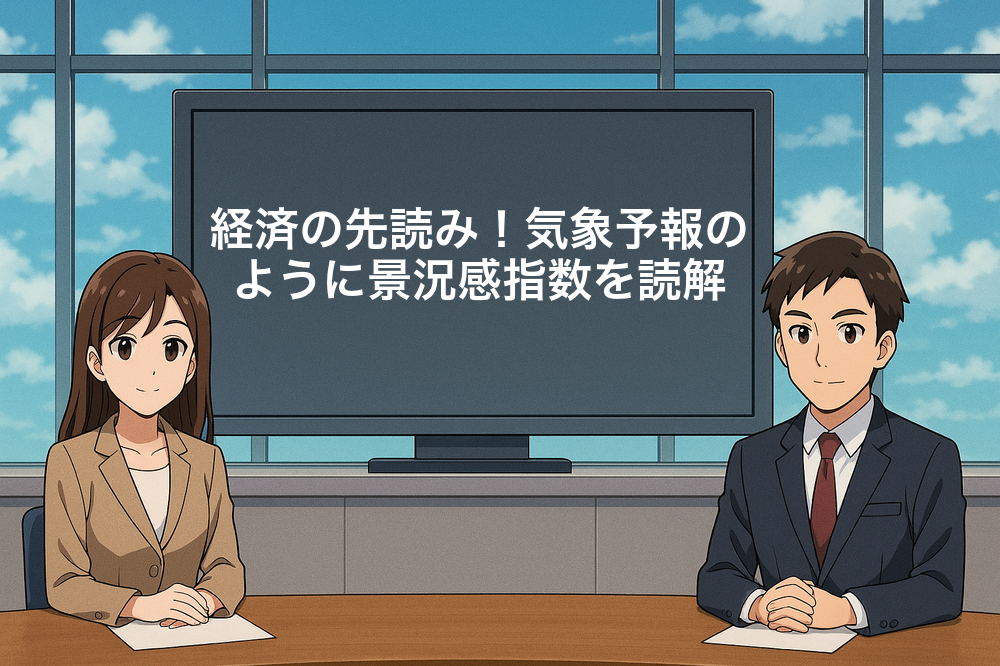 経済の先読み！気象予報のように景況感指数を読解