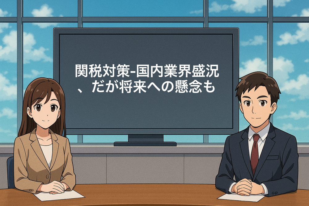 関税対策 - 国内業界盛況、だが将来への懸念も