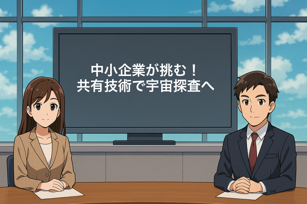 中小企業が挑む！共有技術で宇宙探査へ