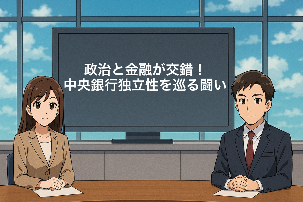 政治と金融が交錯！中央銀行独立性を巡る闘い