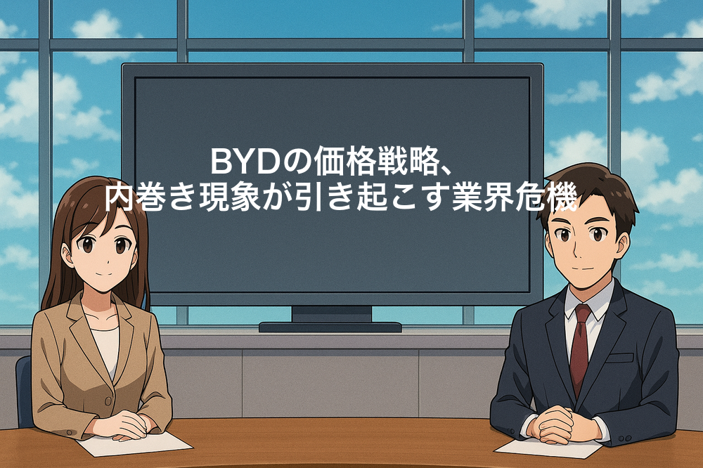 BYDの価格戦略、内巻き現象が引き起こす業界危機
