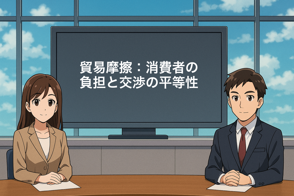 貿易摩擦：消費者の負担と交渉の平等性