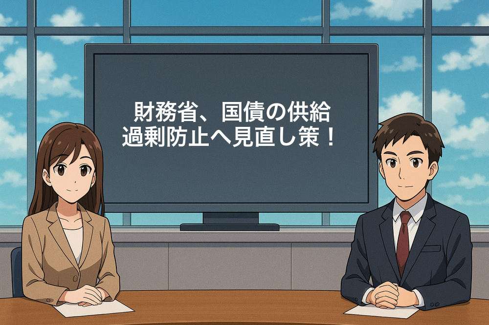 財務省、国債の供給過剰防止へ見直し策！