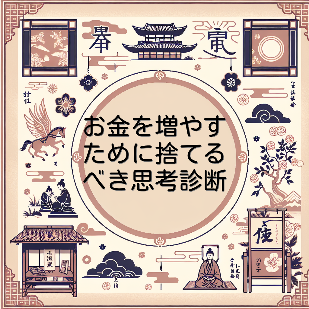 お金を増やすために捨てるべき思考診断