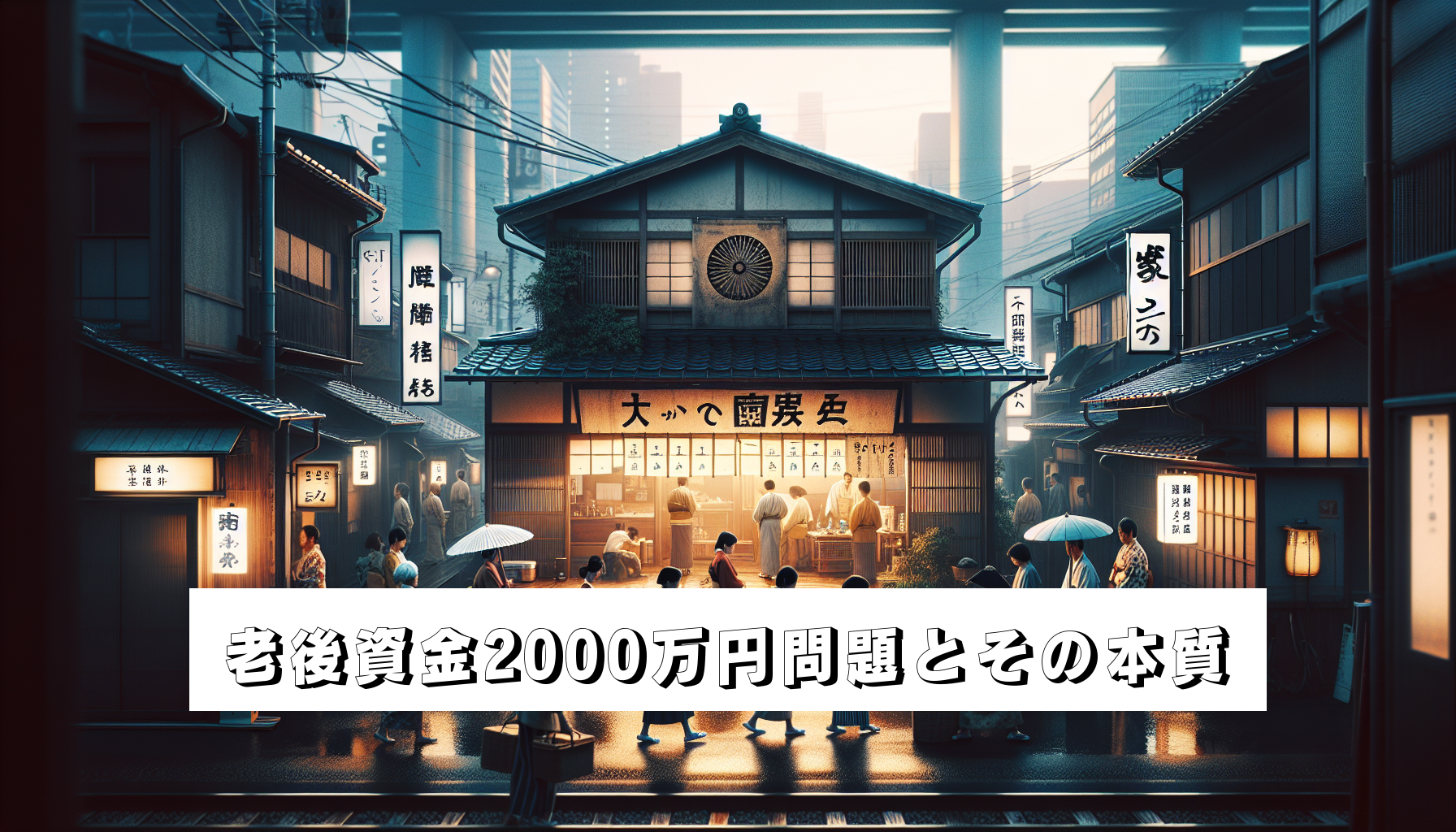 老後資金2000万円問題とその本質のアイキャッチ