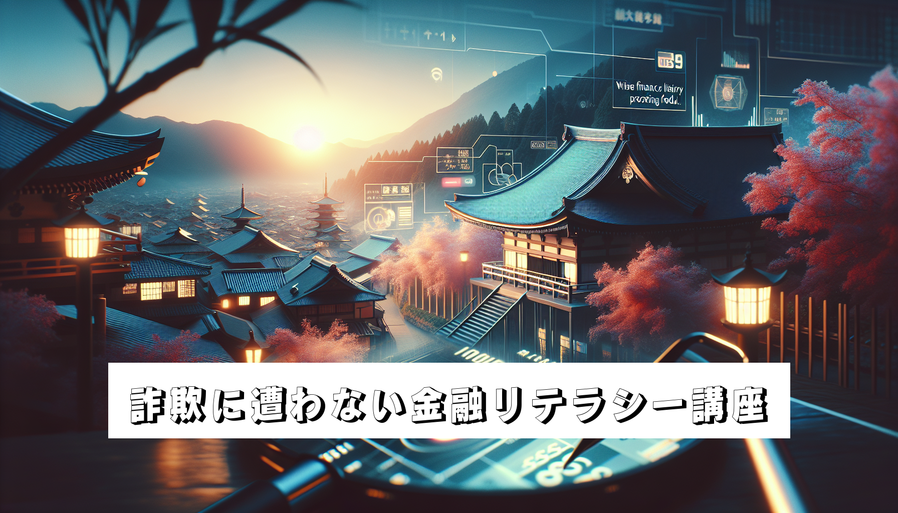 詐欺に遭わない金融リテラシー講座のアイキャッチ