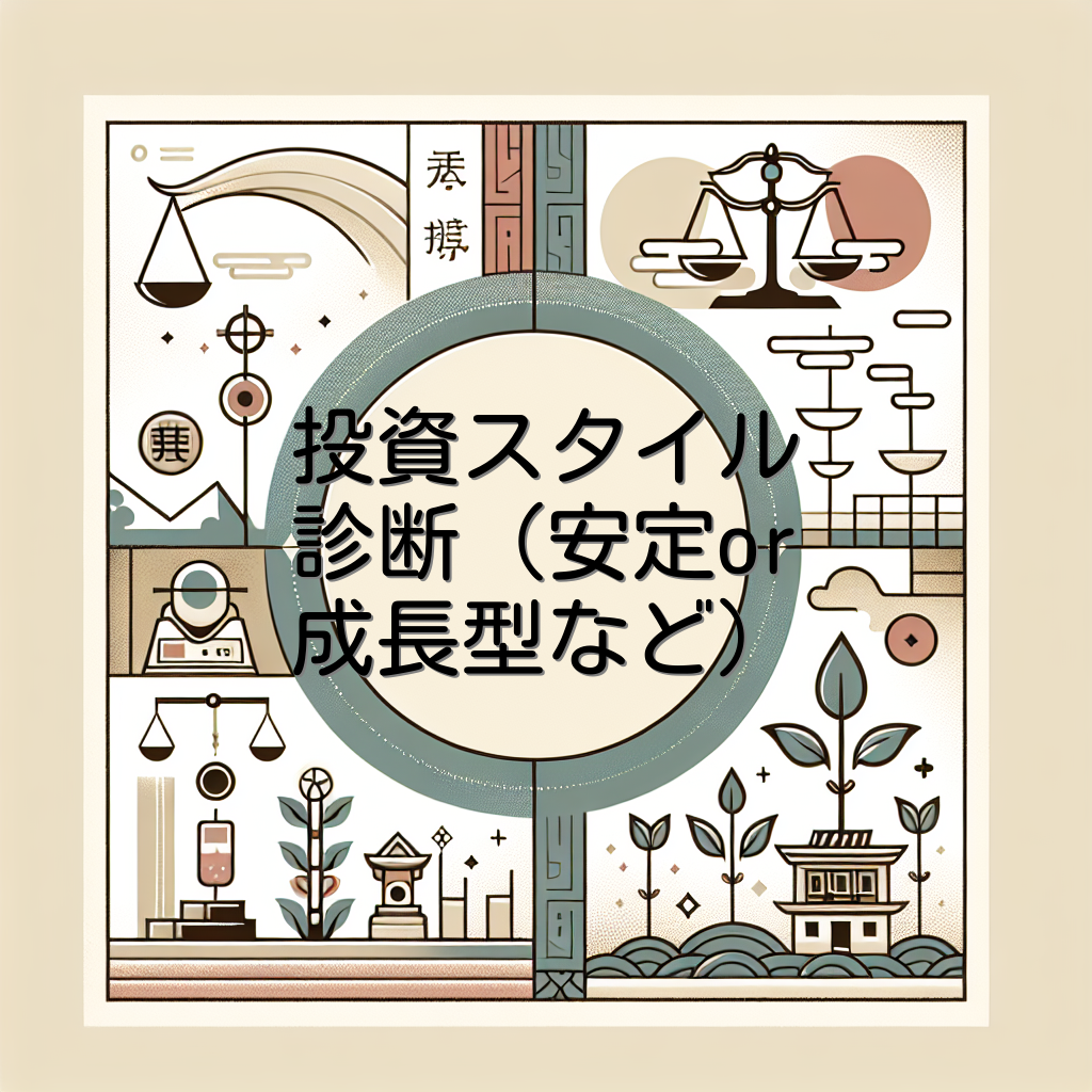 投資スタイル診断（安定or成長型など）